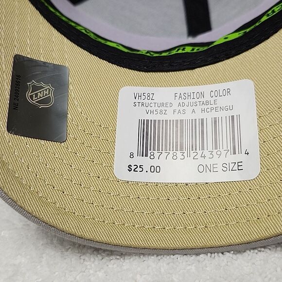 Reebok Pittsburgh Penguins Trucker Snapback Hat - New - Picture 7 of 8